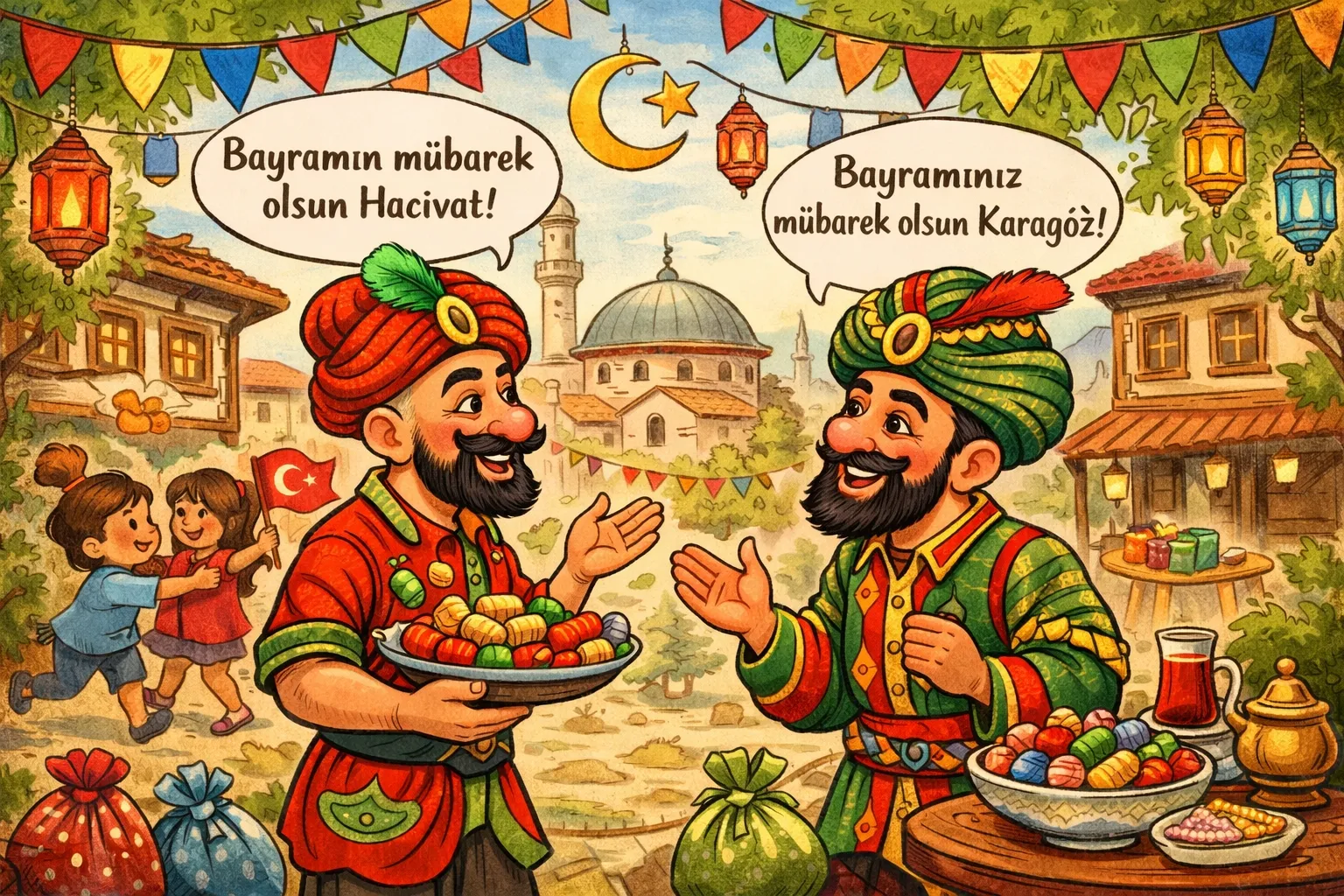 Karagöz ve Hacivat - Bölüm 8 Bayram Günü