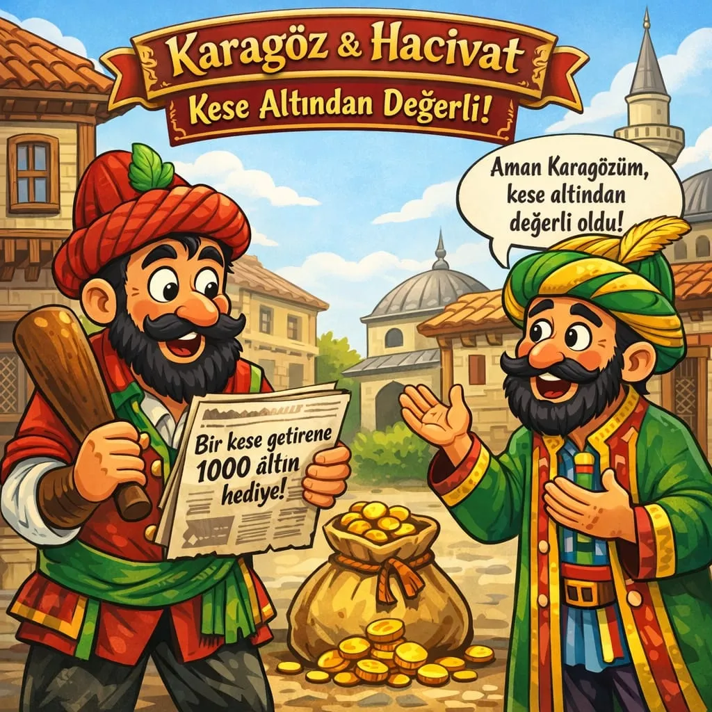 Karagöz ile Hacivat- Bölüm 5 / Kese Altından Değerli!