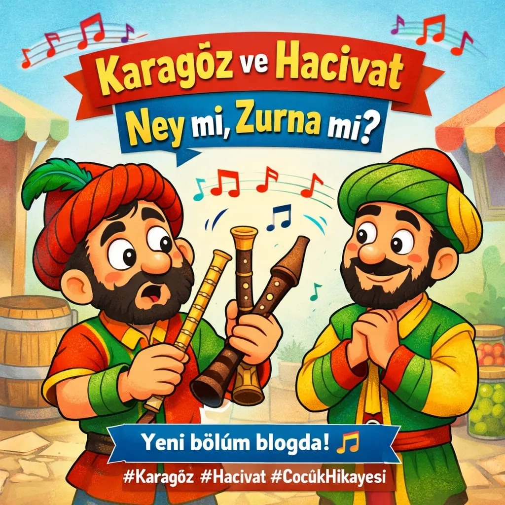 Karagöz ve Hacivat- Bölüm 7  / Ney mi, Zurna mı?